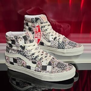 Vans Sk8-Hi Patchwork Floral Men’s 9 Women’s 10.5 New With Box